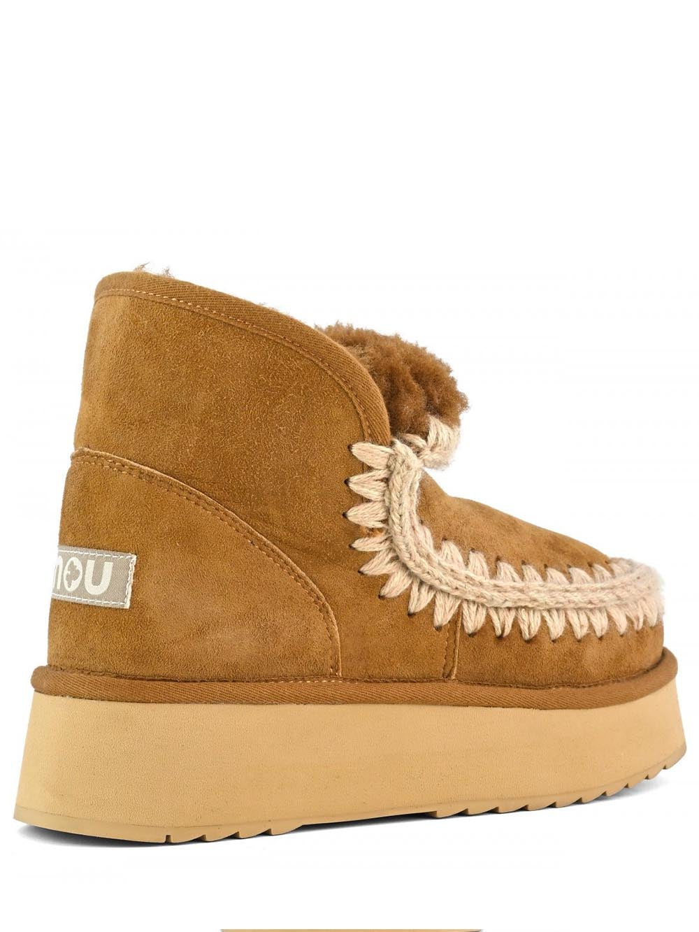 Mou Stivaletti Boot Donna Mini Eskimo Platform Boot 681000a Cognac