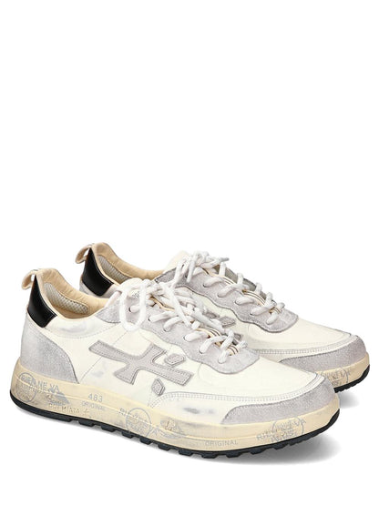 Premiata Sneakers Uomo Nous Bianco grigio