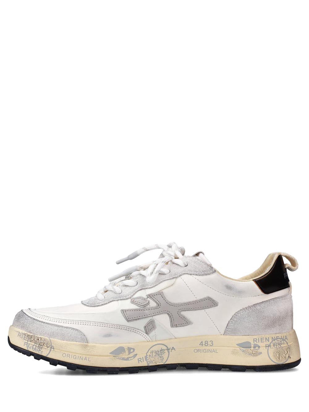 Premiata Sneakers Uomo Nous Bianco grigio