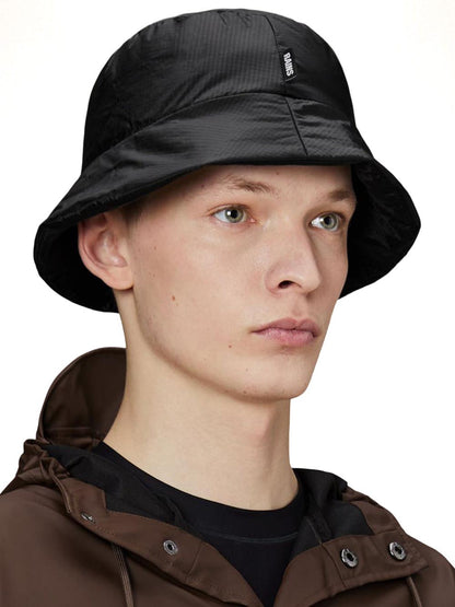 Rains Cappello Unisex Insulated Ripstop Bucket Hat 20350 Nero