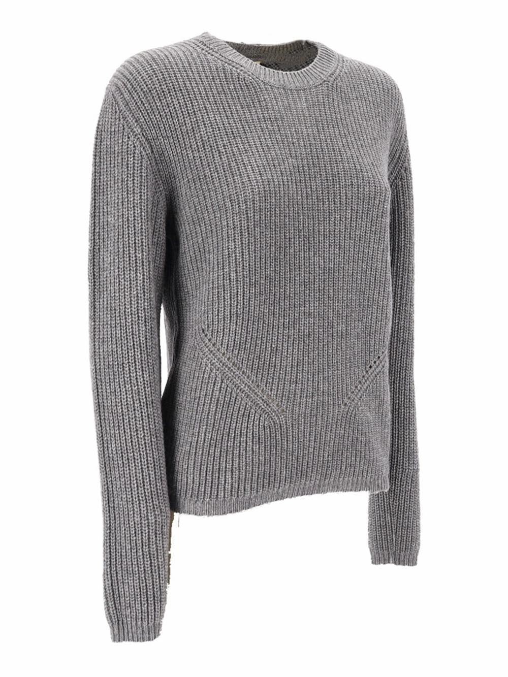 Roy Roger's Maglia Donna Crew Neck Woman Rnd559 Ch83 Grigio