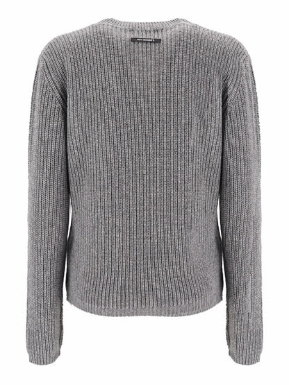 Roy Roger's Maglia Donna Crew Neck Woman Rnd559 Ch83 Grigio