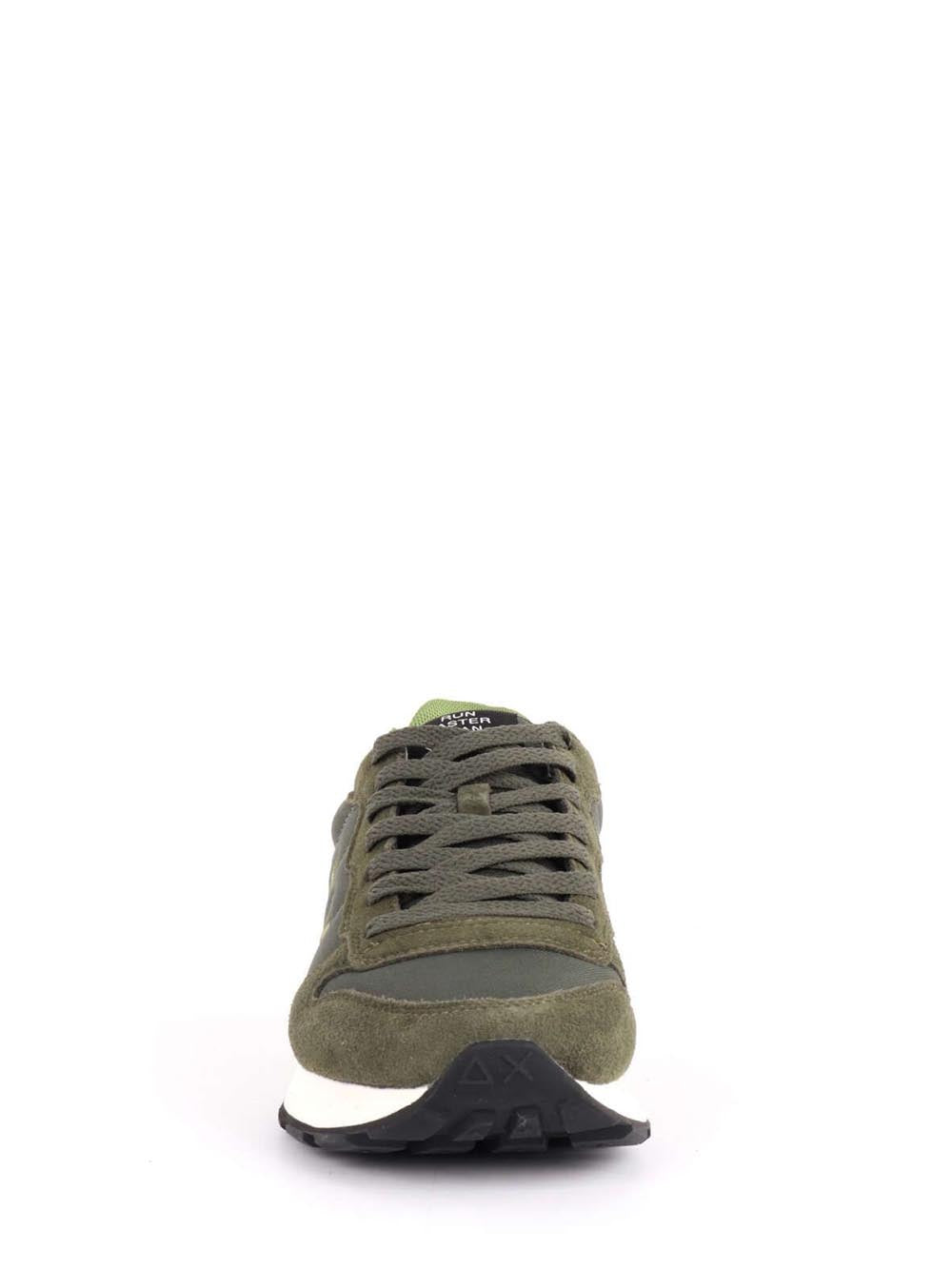 SUN68 Sneaker Uomo Z44101 Tom Solid Verde militare