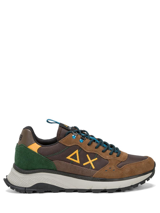 SUN68 Sneakers Uomo Z44128 Fire And Camping Marrone