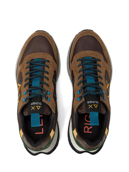 SUN68 Sneakers Uomo Z44128 Fire And Camping Marrone