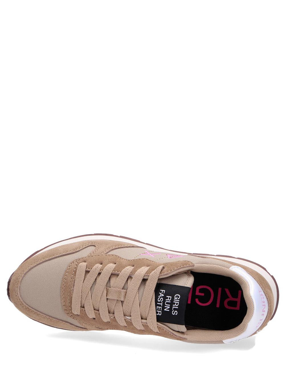 SUN68 Sneakers Donna Z44201 Ally Solid Nylon Beige