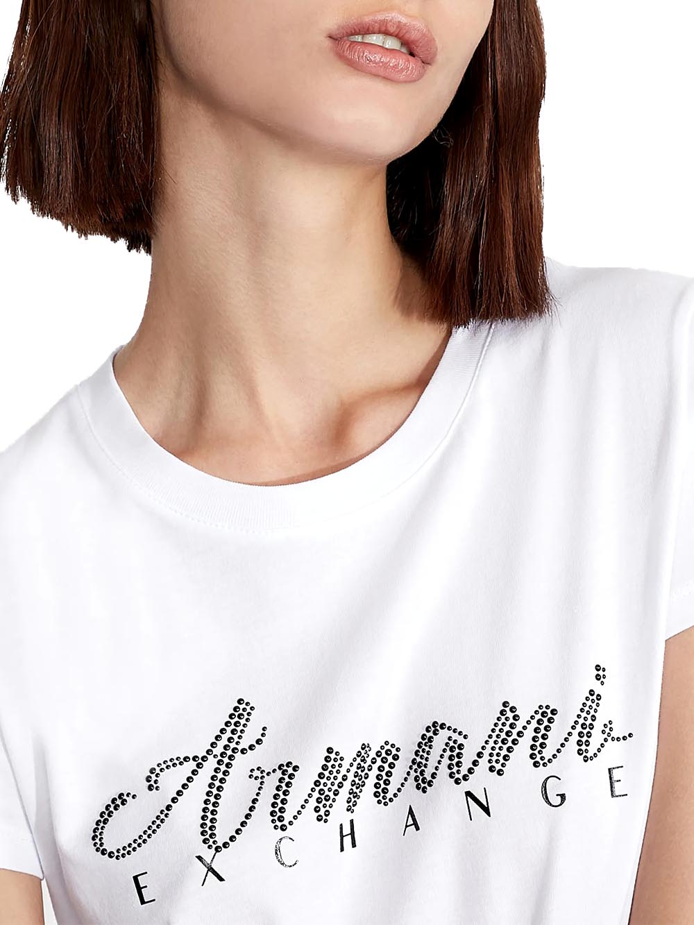 Armani Exchange T-shirt Donna 8nyt91 Yjg3z Bianco