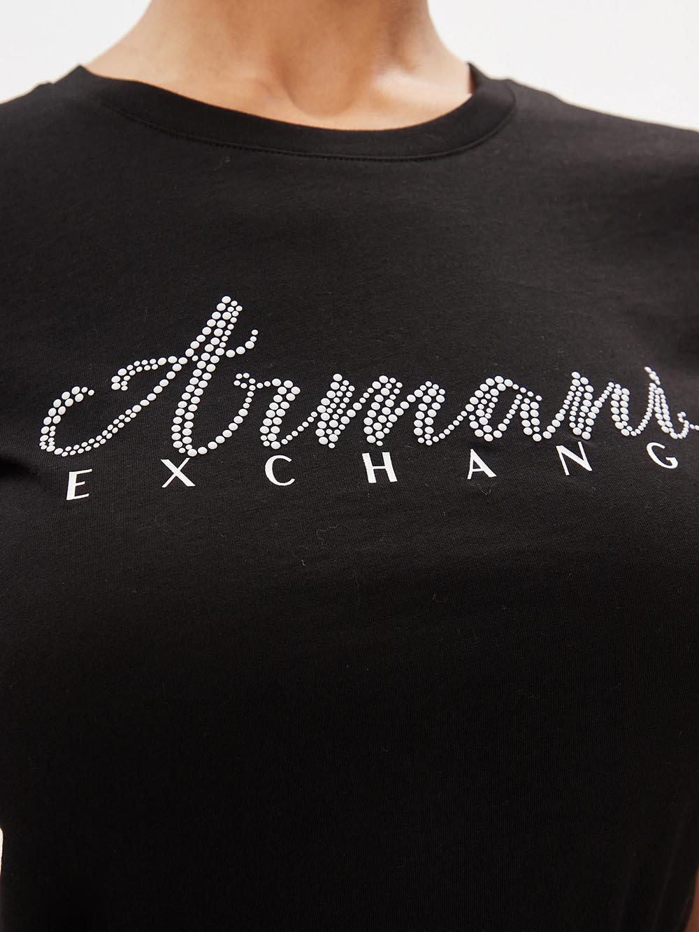 Armani Exchange T-shirt Donna 8nyt91 Yjg3z Nero