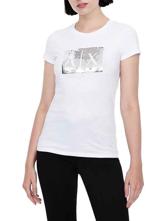 Armani Exchange T-shirt Donna 8nytdl Yj73z Bianco