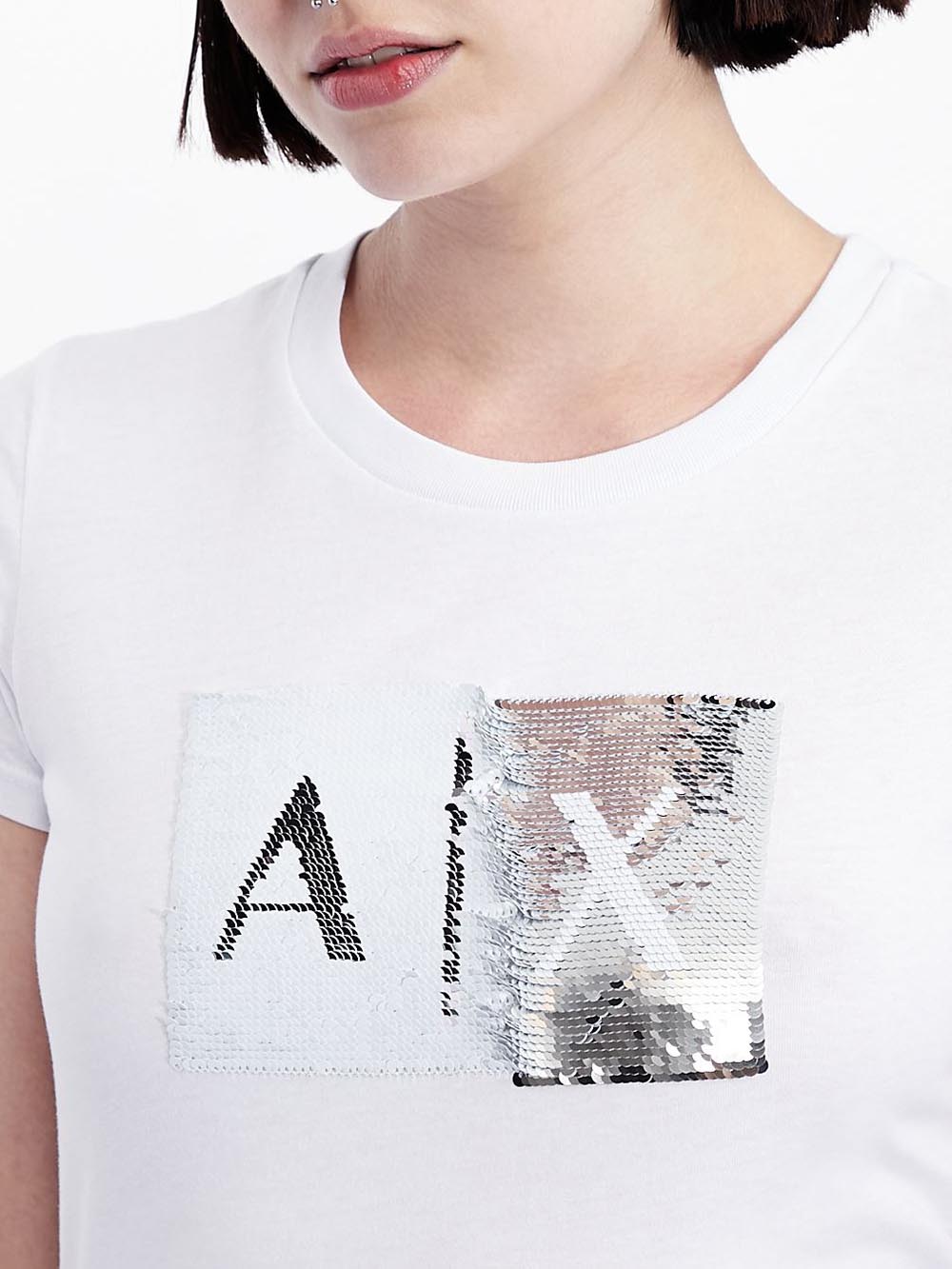 Armani Exchange T-shirt Donna 8nytdl Yj73z Bianco