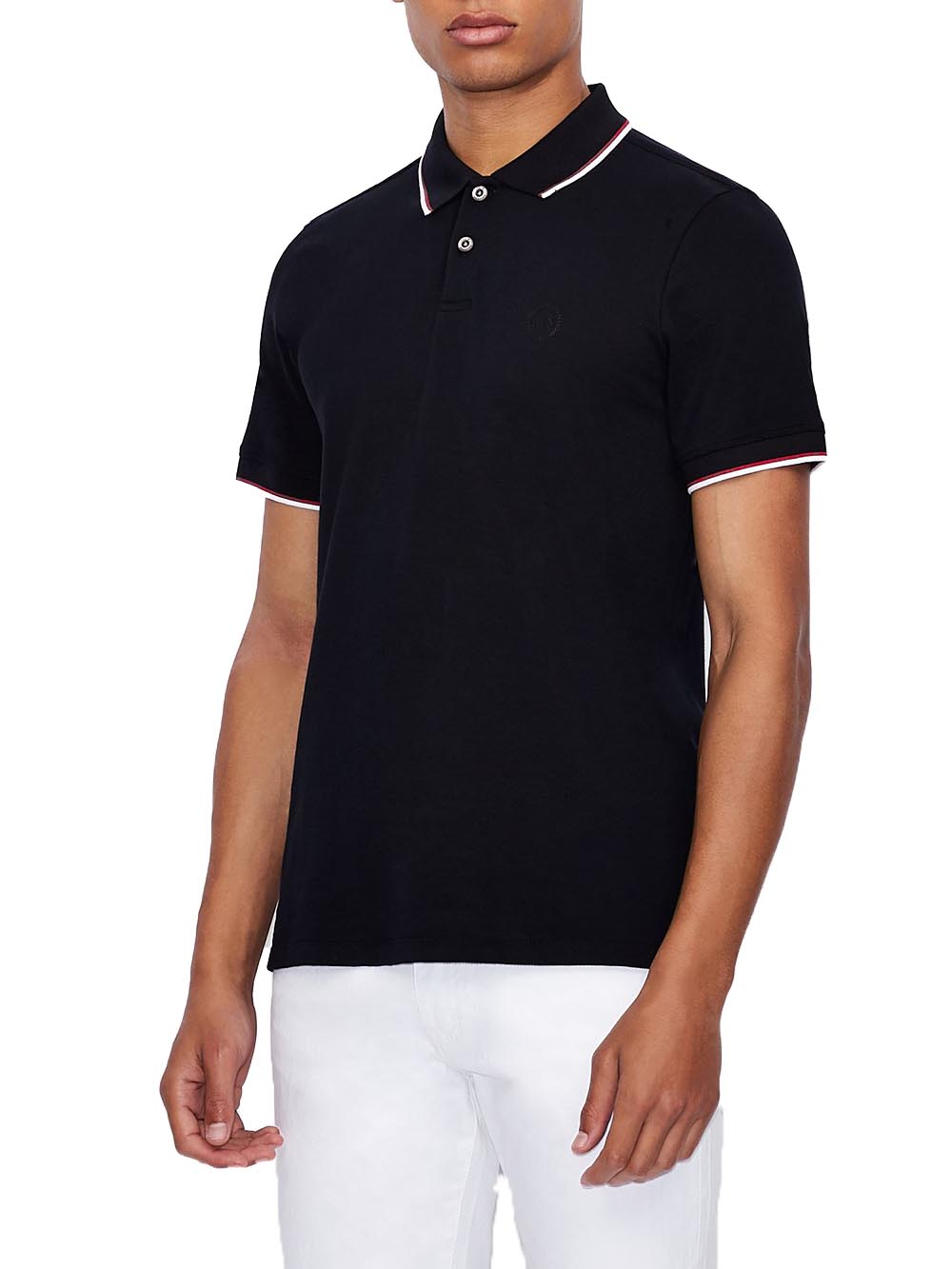 Armani Exchange Polo Uomo 8nzf75 Z8m5z Blu