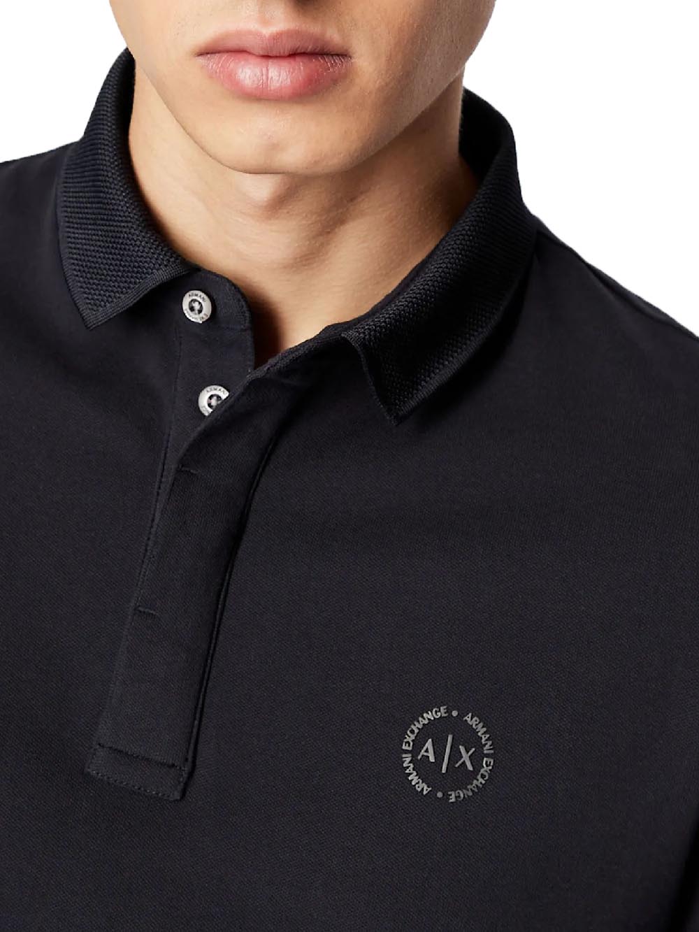 Armani Exchange Polo Uomo 8nzf79 Zj81z Blu