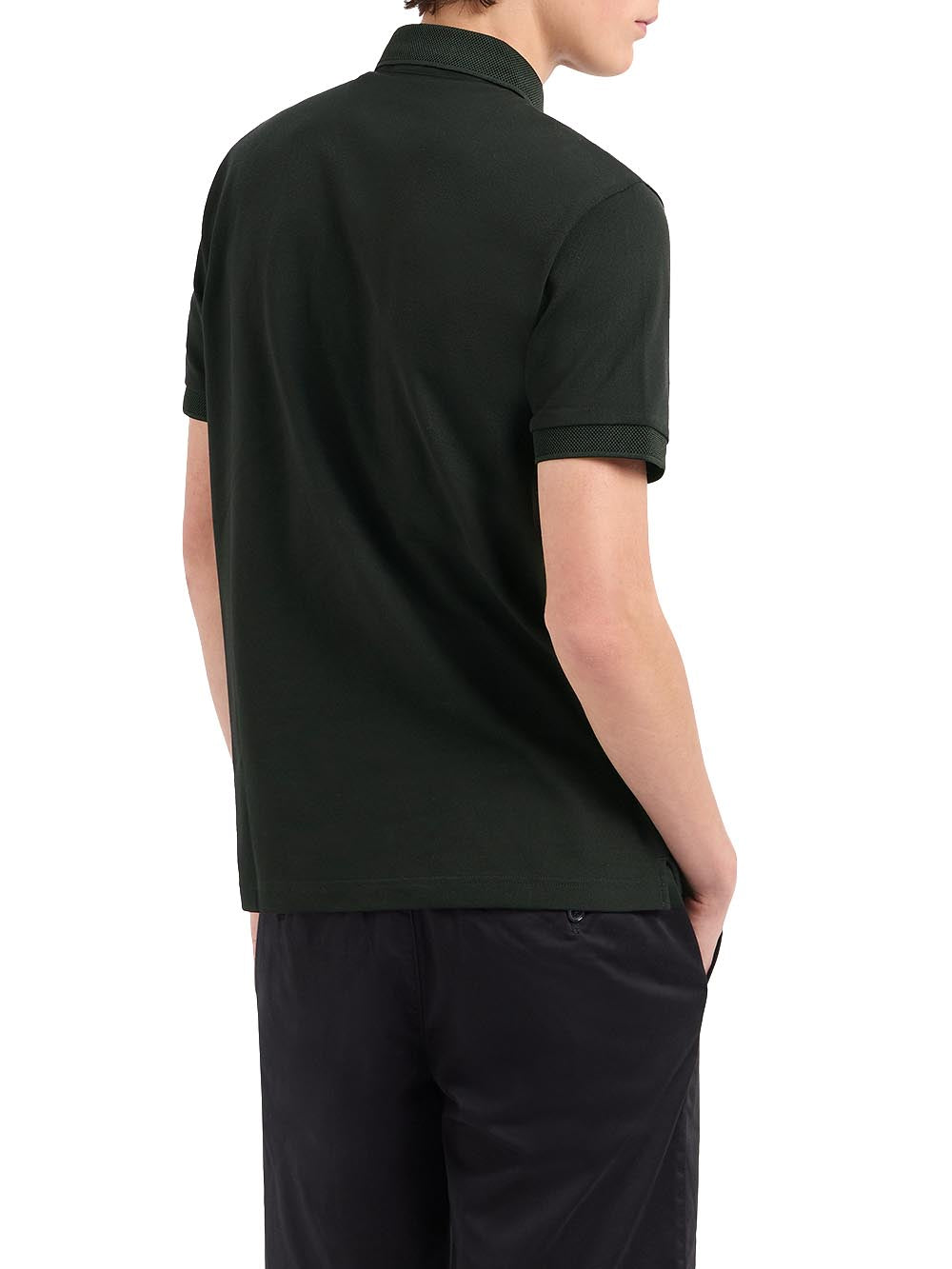 Armani Exchange Polo Uomo 8nzf91 Zj81z Verde scuro