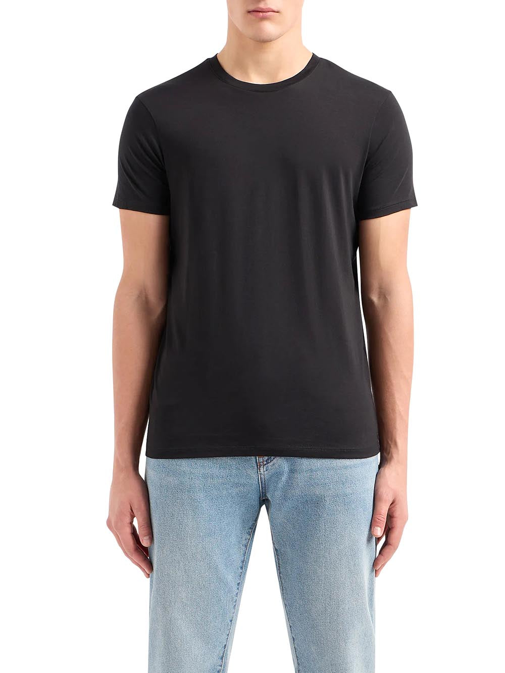 Armani Exchange T-shirt Uomo 8nzt74 Zja5z Nero