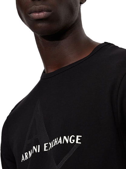 Armani Exchange T-shirt Uomo 8nzt76 Z8h4z Nero