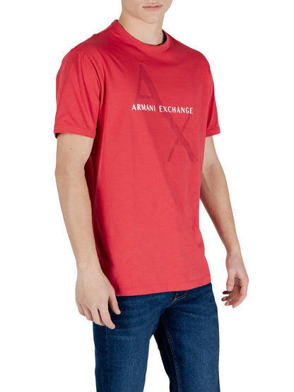 Armani Exchange T-shirt Uomo 8nzt76 Z8h4z Rosso