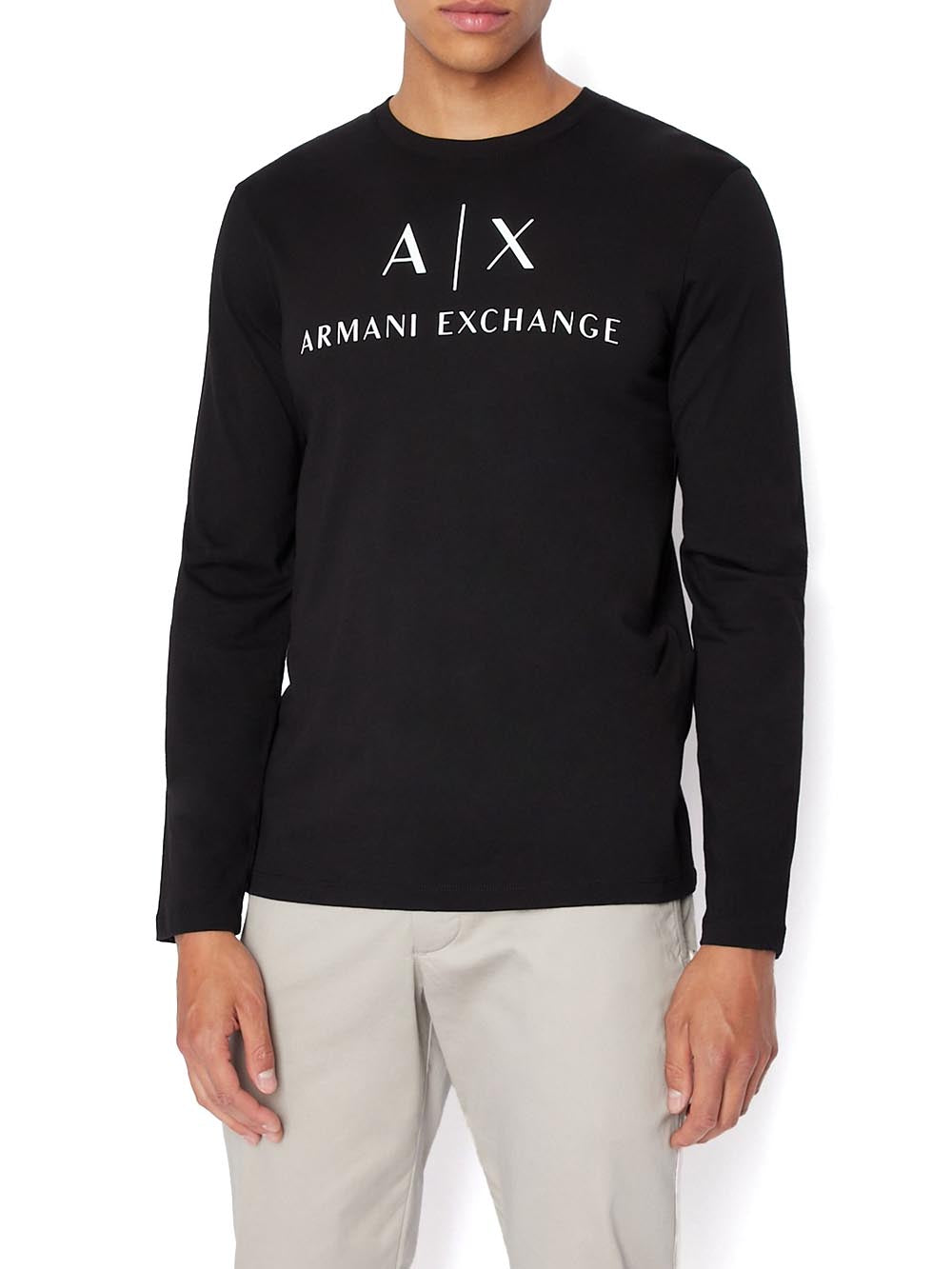 Armani Exchange T-shirt Uomo 8nztch Z8h4z Nero