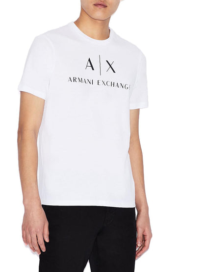 Armani Exchange T-shirt Uomo 8nztcj Z8h4z Bianco