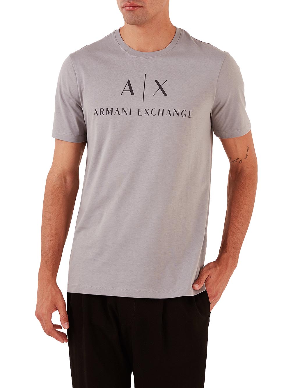 Armani Exchange T-shirt Uomo 8nztcj Z8h4z Grigio