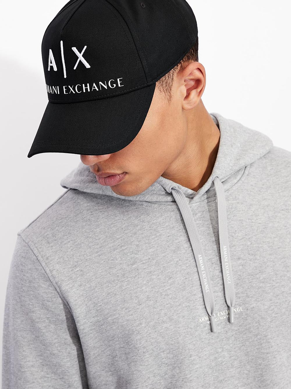 Armani Exchange Cappello Uomo 954039 Cc513 Nero/bianco