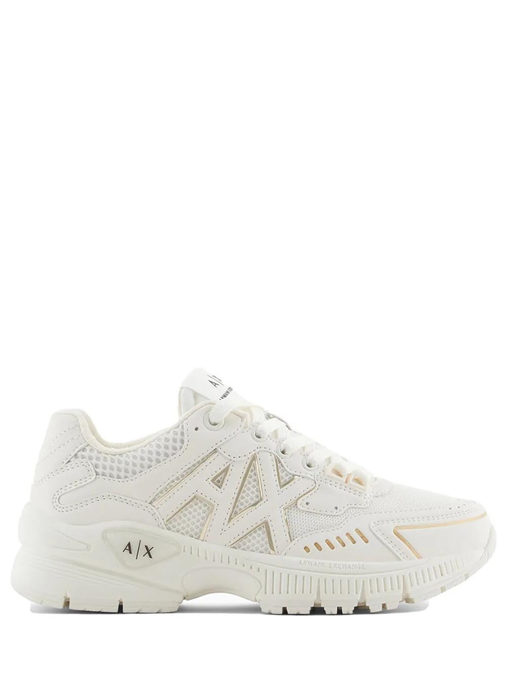 Armani Exchange Sneaker Donna Xdx195 Xv944 Panna/oro