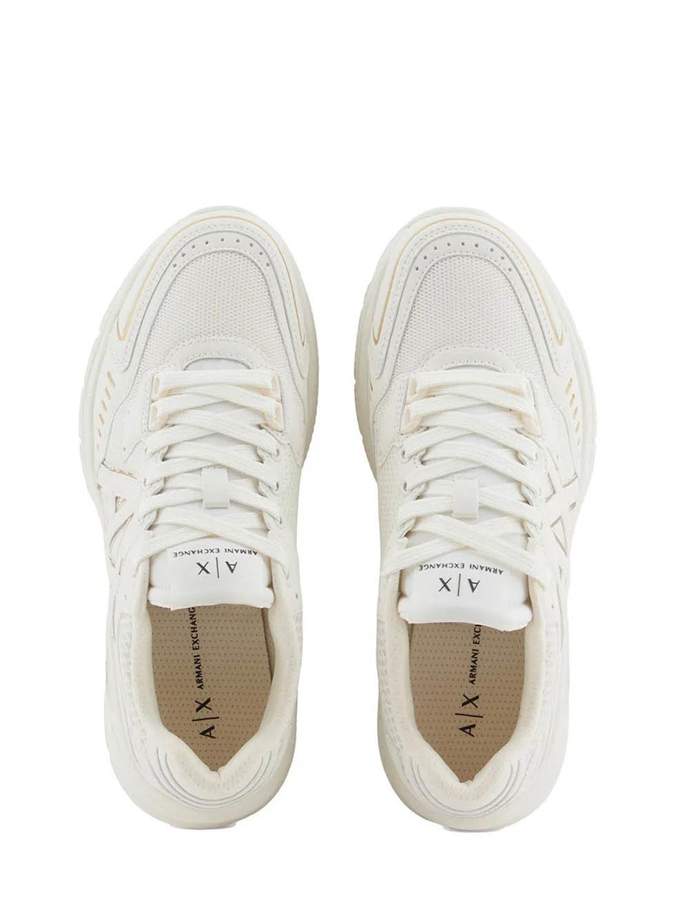 Armani Exchange Sneaker Donna Xdx195 Xv944 Panna/oro