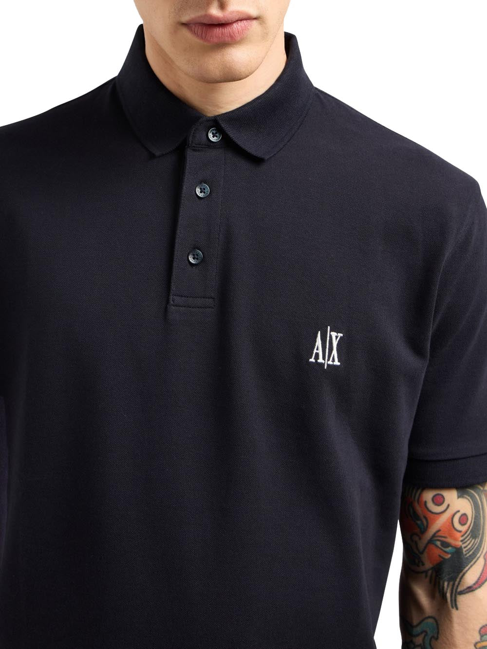 Armani Exchange Polo Uomo Xm000367 Af13022 Blu