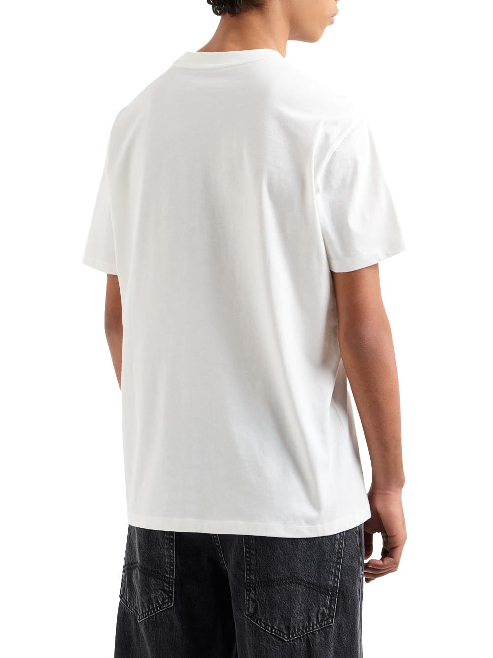 Armani Exchange T-shirt Uomo Xm000554 Af10356 Panna