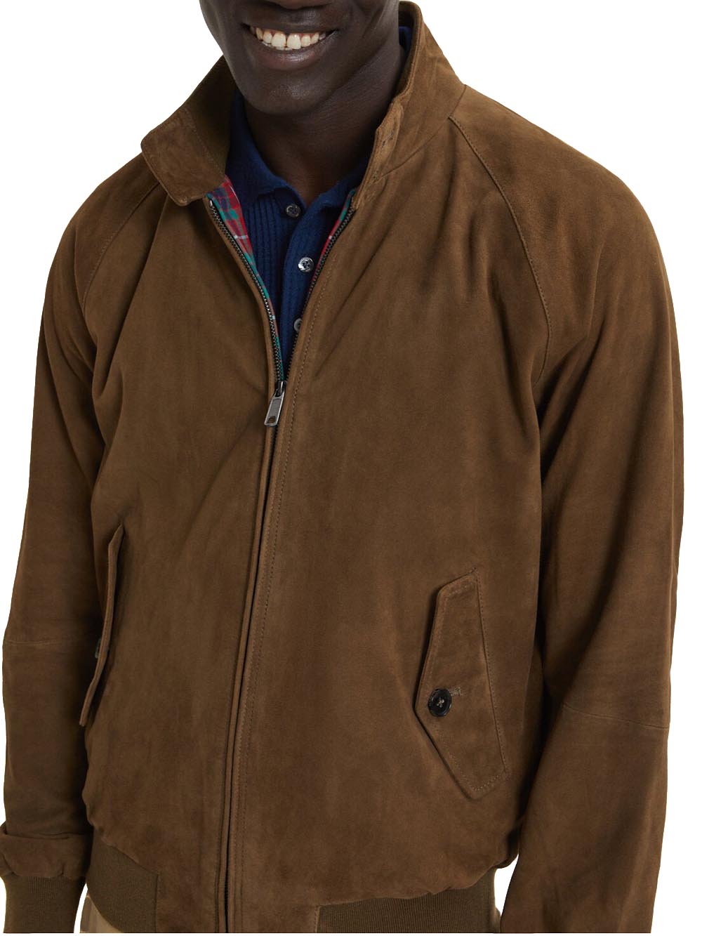 Baracuta Giubbino Uomo Brcps0939 G9 Suede Marrone