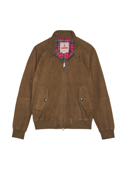 Baracuta Giubbino Uomo Brcps0939 G9 Suede Marrone