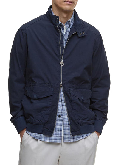 Barbour International Giubbino Uomo Mca1046 Matley Casual Jacket Blu