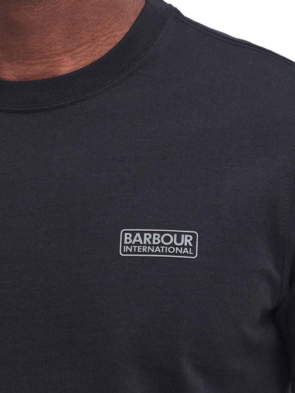 Barbour International T-shirt Uomo Mts0141 Small Logo T-Shirt Blu