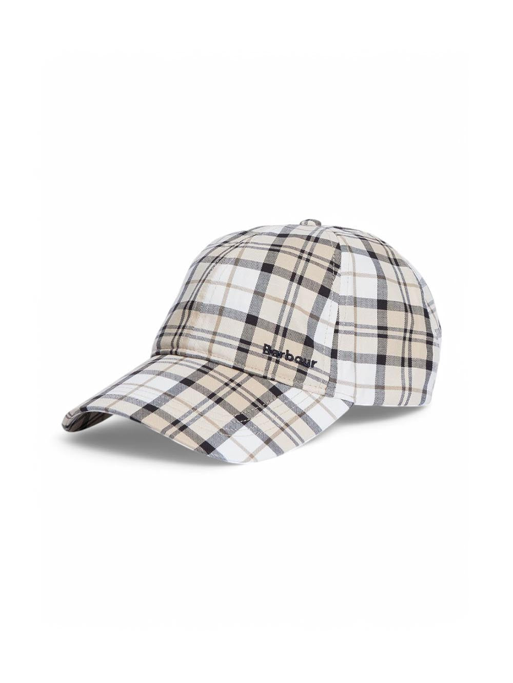 Barbour Cappello Donna Lha0572 Agnes Tartan Cap Beige