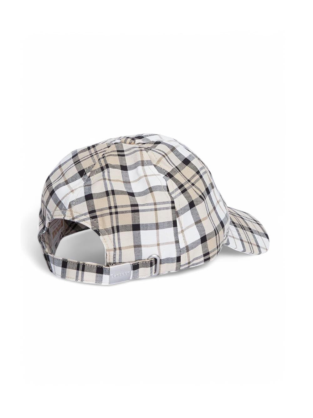 Barbour Cappello Donna Lha0572 Agnes Tartan Cap Beige