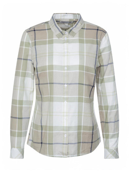 Barbour Camicia Donna Lsh1353 Bredon Shirt Verde