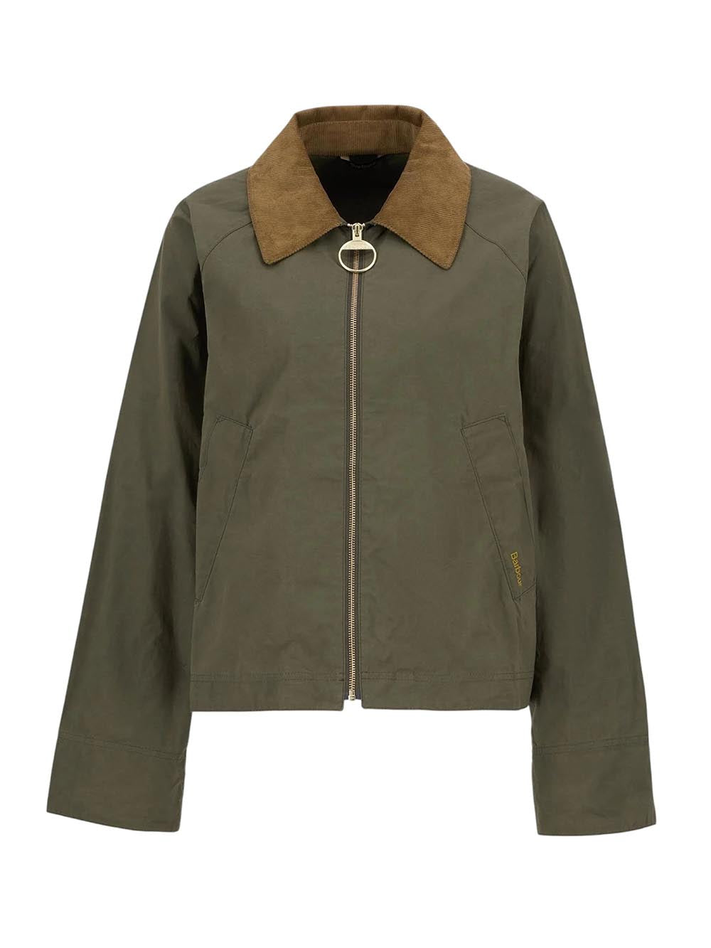 Barbour Giubbino Donna Lsp0203 Catlin Showerproof Jacket Verde oliva