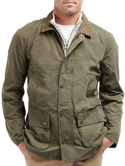 Barbour Giubbino Uomo Mca0792 Ashby Casual Verde oliva