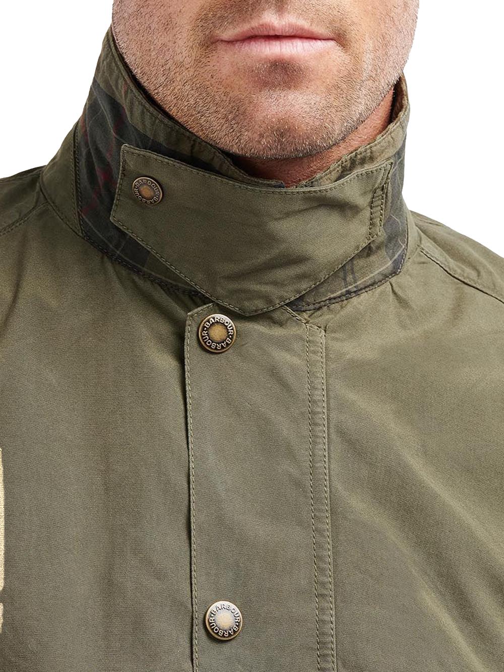 Barbour Giubbino Uomo Mca0792 Ashby Casual Verde oliva