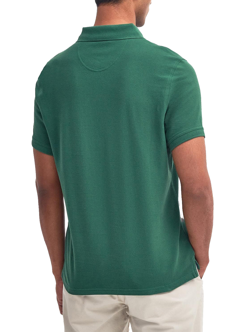 Barbour Polo Uomo Ml1367 Lightweight Sports Polo Shirt Verde