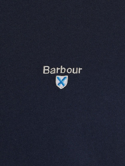 Barbour T-shirt Uomo Mts0670 Tartan Sports Tee Blu