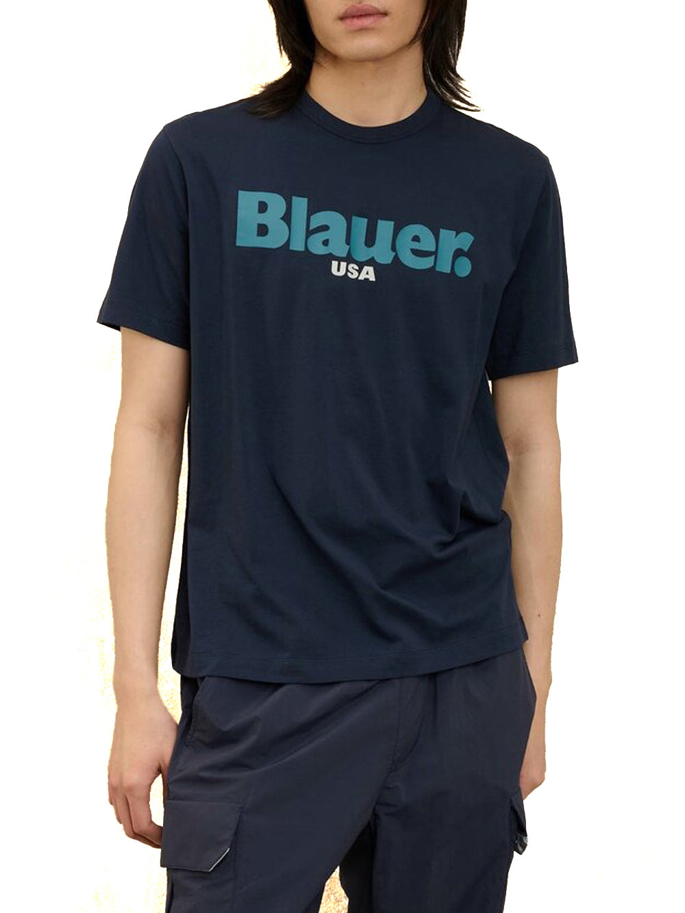 Blauer T-shirt Uomo 25sbluh02192 004547 Ernst Blu