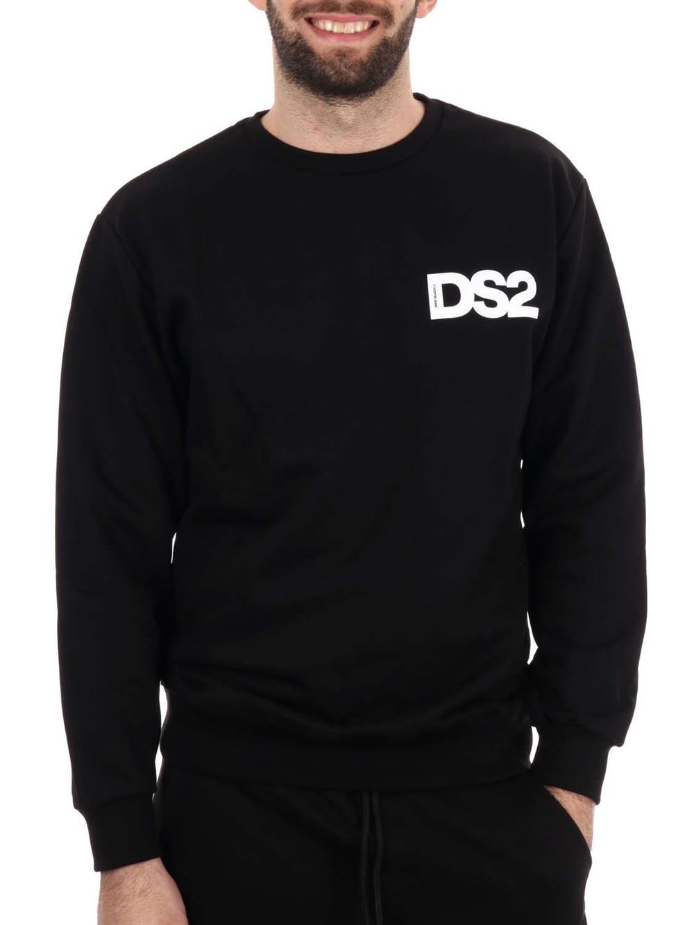 Ds2 Felpa Uomo Ss25263 Nero