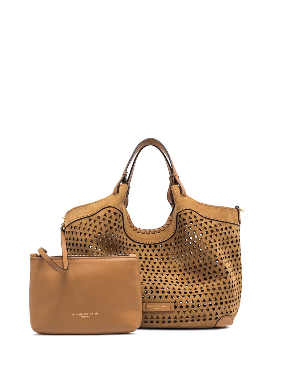 Gianni Chiarini Borsa a Mano Donna Dua Bs 11679 Cmlsr Cammello