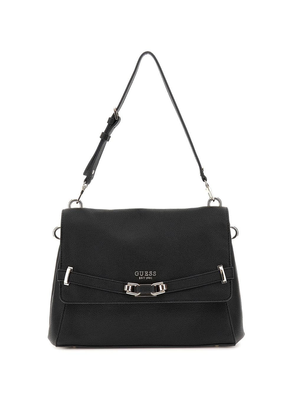 Guess Borsa a Tracolla Donna Hwbg95 27190 Silvye Nero