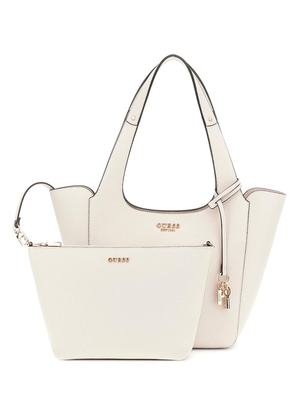 Guess Borsa a Spalla Donna Hwbg96 40220 Helina Panna