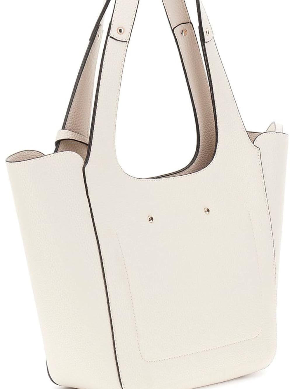 Guess Borsa a Spalla Donna Hwbg96 40220 Helina Panna