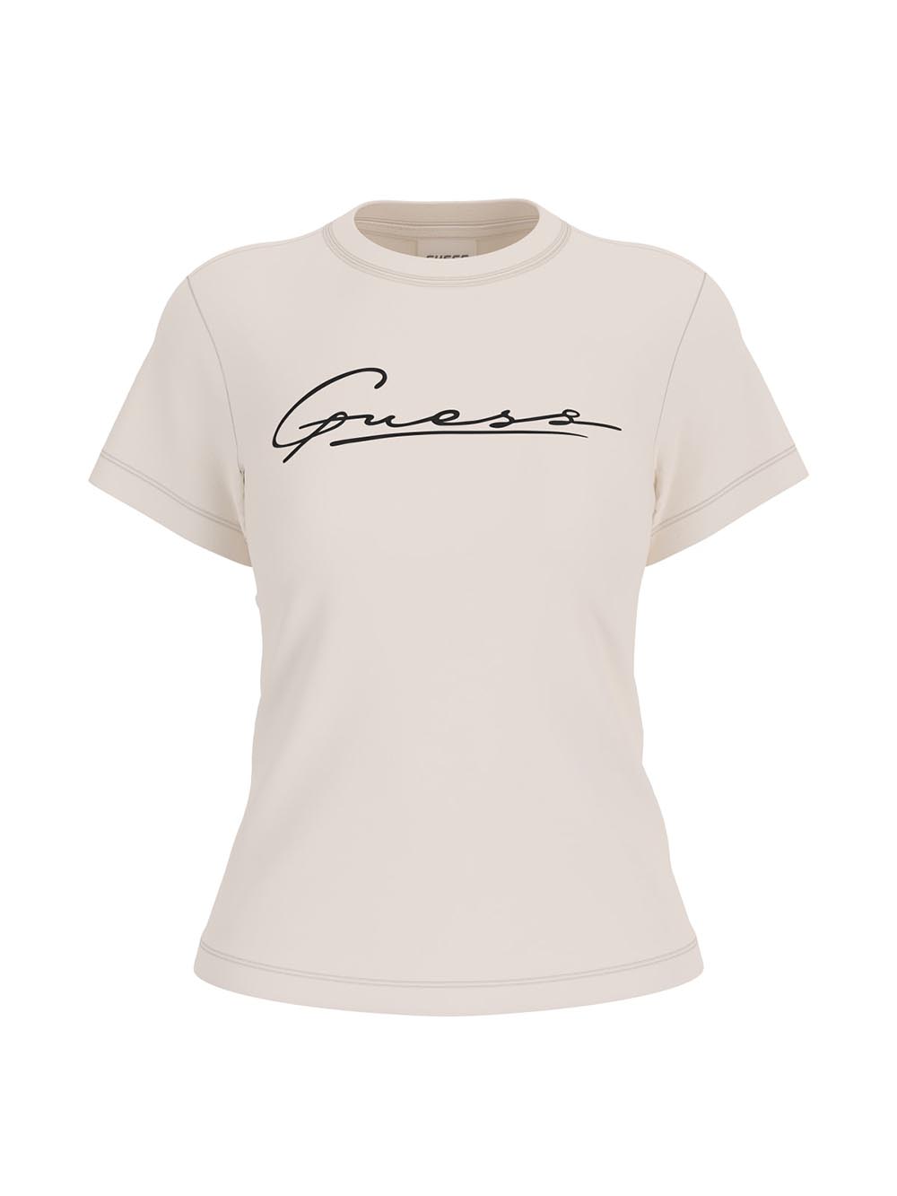 Guess T-shirt Donna V5gi02 K9rm1 Active Panna