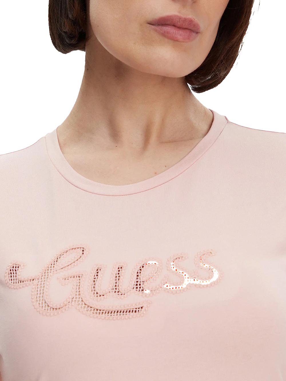 Guess T-shirt Donna W5gi47 Ka0q1 Rosa