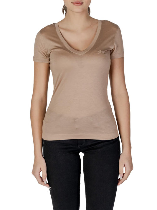 Guess T-shirt Donna W5gp31 Kcsx2 Beige