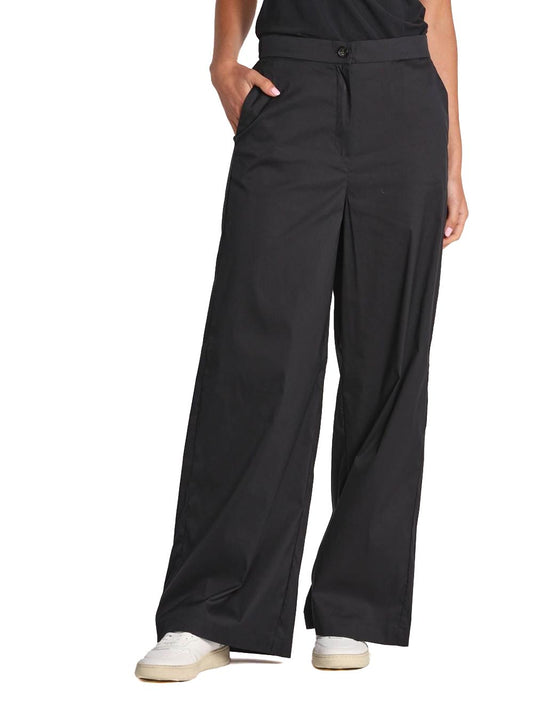 iBlues Pantalone Donna Fumato 2517131142200 Nero